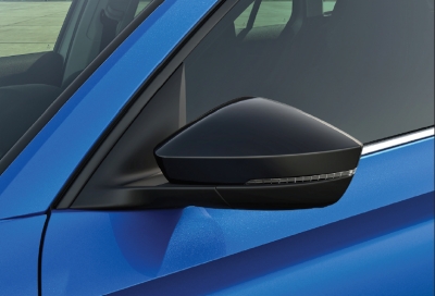 Spiegelkappen-Set, schwarz-metallic für Fahrzeuge mit Spurwechsel Assistent
